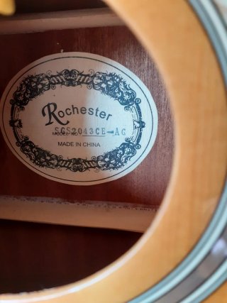 Guitarra Acústica Rochester SGS2043CE-AG