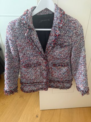 Americana Zara entallada multicolor