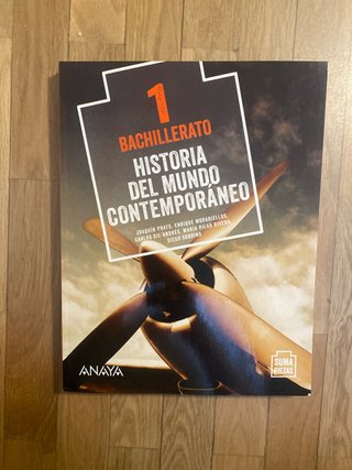 Libro 1 bachillerato, historia contemporania ANAYA