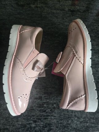 Zapatos Niña Love Skulls Rosa Nude Talla 36