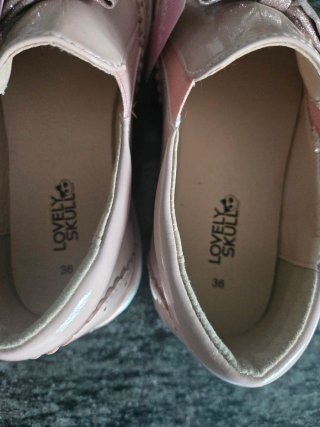Zapatos Niña Love Skulls Rosa Nude Talla 36