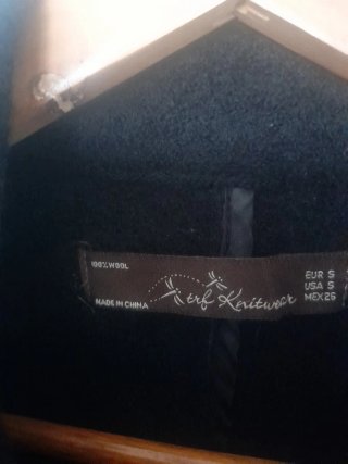 Chaqueta Negra King Kong Talla S