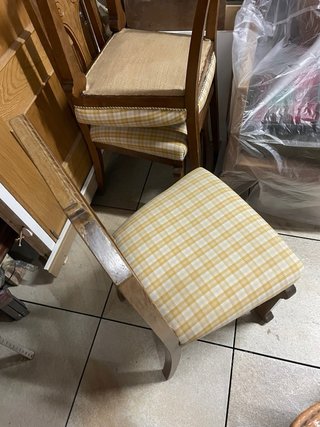 Set de 4 Sillas Antiguas de Madera