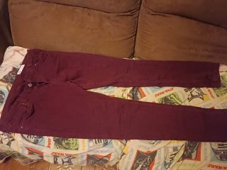 Pantalones granates