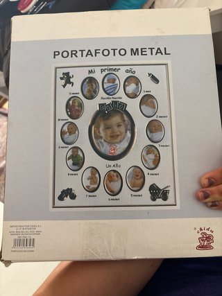 Portafotos Metal Mi Primer Año Chidu