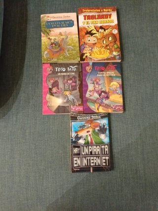 Libros Trio Beta y Geronimo Stilton