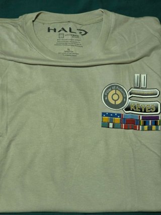 Camiseta HALO Keyes Loot Crate Talla XL