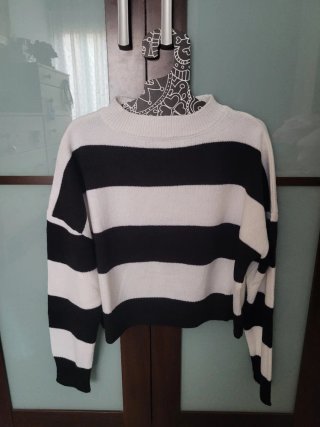 Jersey rayas blanco y negro