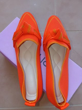 Mocasines Ortopédicos Maricela Naranjas Talla 41