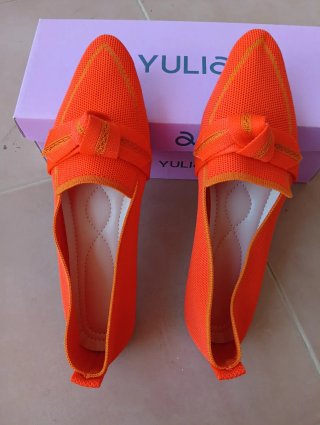 Mocasines Ortopédicos Maricela Naranjas Talla 41