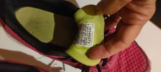 Zapatillas Deportivas Rosa y Verde Talla 37