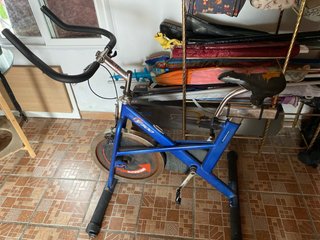 Bicicleta de Spinning Azul