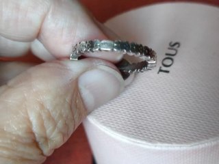 Anillo Tous Plata Perla
