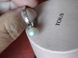 Anillo Tous Plata Perla