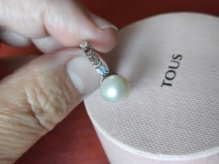Anillo Tous Plata Perla