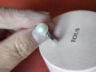 Anillo Tous Plata Perla