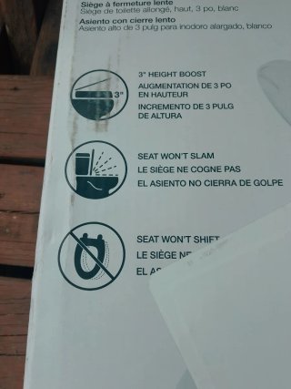 Asiento de Inodoro Elevado Kohler Hyten