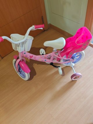 Bicicleta Niña Patrulla Canina Rosa