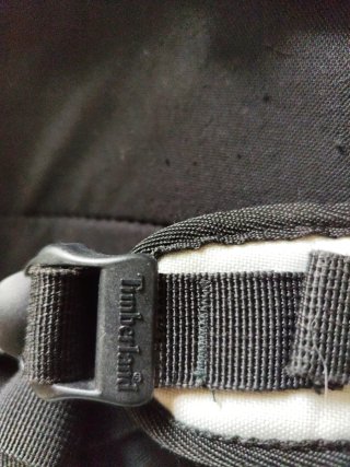 Mochila Timberland Marrón y Blanca