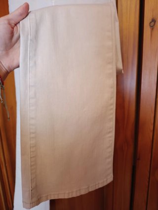 Pantalón de Campana Beige