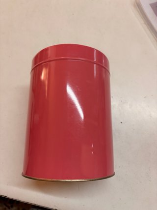 Bote rosa metálico