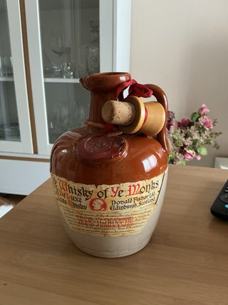 Bottiglia Whisky Ye Monks Collezionista Vuota