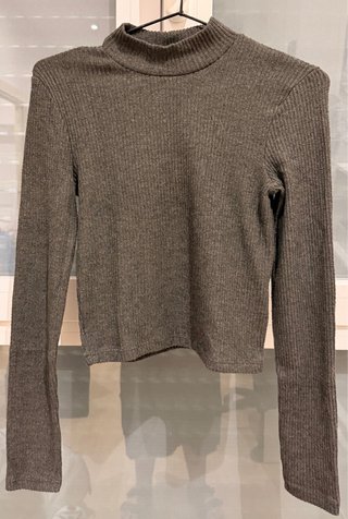 Polera Pull & Bear Gris