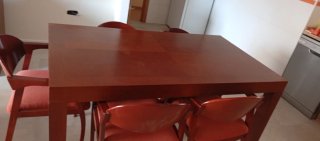 Comedor Completo de Madera Maciza