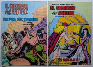 5 tebeos de El Guerrero del Antifaz