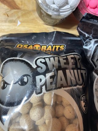 Lote de cebos DSA Baits Sweet Peanut