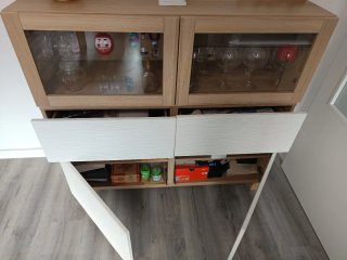Conjunto comedor salón de aparador y mueble TV