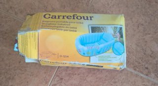 Bañera hinchable Carrefour para bebé 0-12M