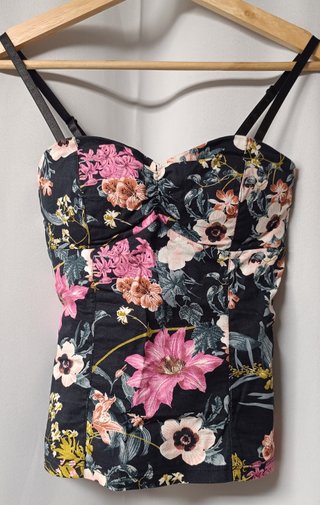 Top Estampado Floral Talla XS