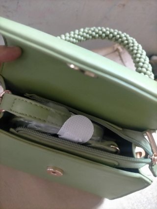 Bolso de Mano Verde