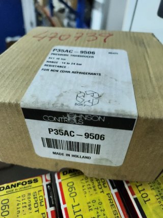 Lote de Presostatos Danfoss y Ranco