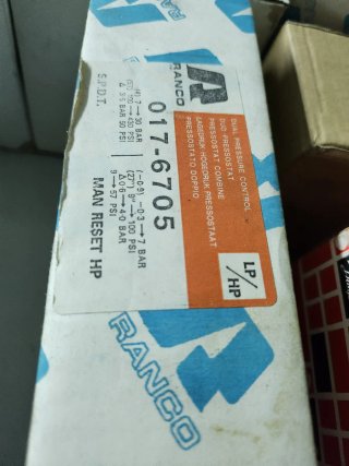 Lote de Presostatos Danfoss y Ranco