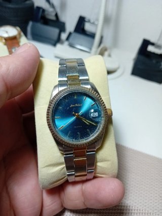 Orologio Jean Richard Quarzo Blu Oro