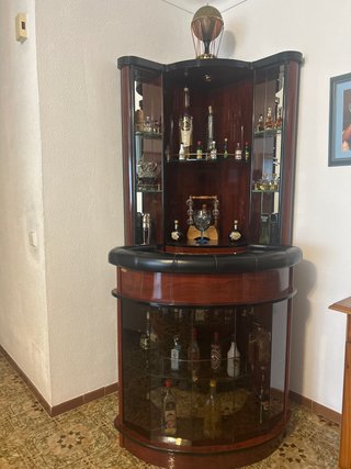Mueble Bar Coleccionista Madera