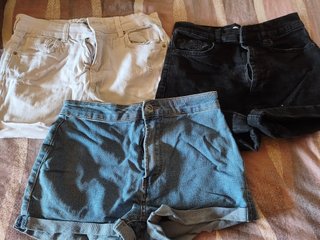 Lote Pantalones Cortos Vaqueros