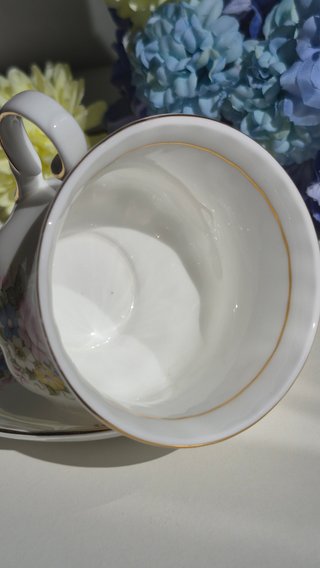 Taza y platillo porcelana inglesa Voor Moeder