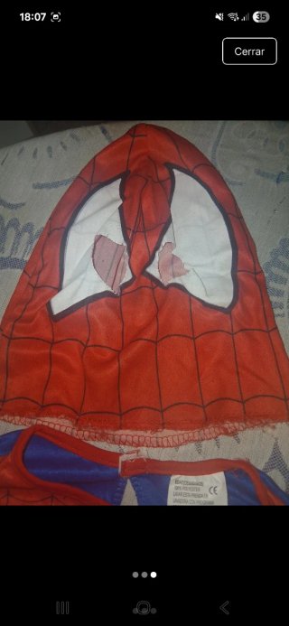 Disfraz Spiderman Talla Única