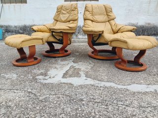 Sillones Ekorness Originales con otomana