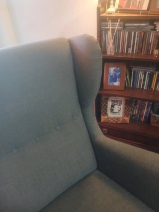 Sillón Orejero IKEA con Reposapiés