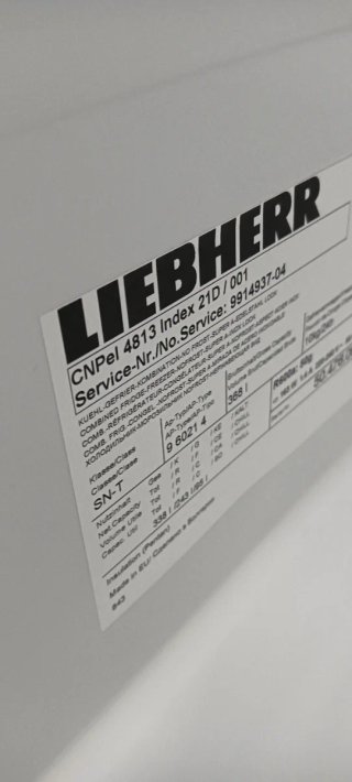 Nevera Liebherr Acero Inoxidable 200X60X64cm