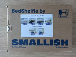 BedShelfie Original–Mesita cama bambú NUEVA 35×24