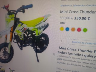 Minimoto Gasolina 49cc MR Racing SACE GT