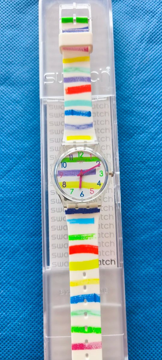 Relógio Swatch Clássico Multicolor Hermético