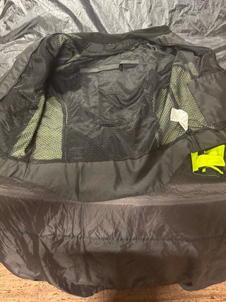 Chaqueta Moto Verano Negra y Flúor