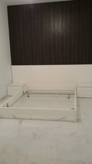 Estructura cama 150cm + 2 mesitas