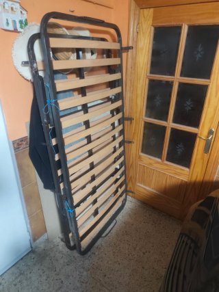 Somier 180x90 plegable patas